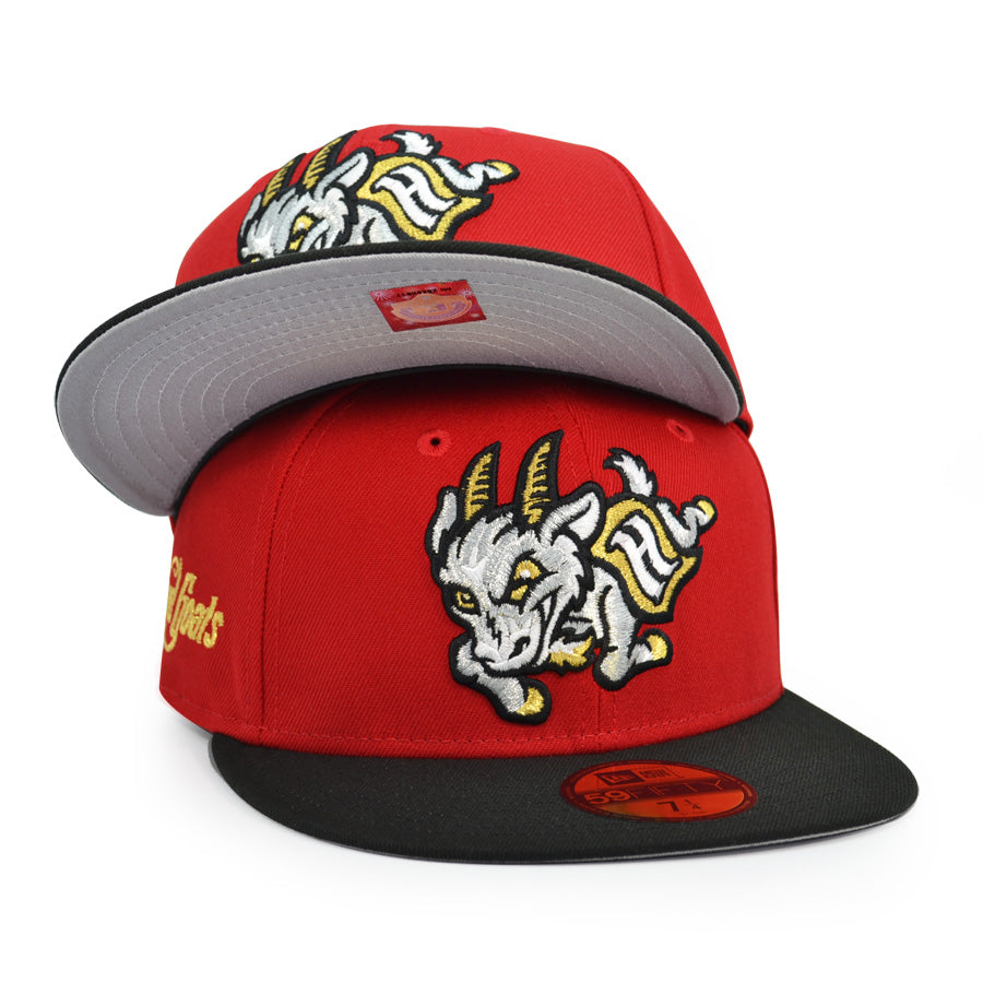 Hartford Yard Goats Tan Two Tone Rookie Pack 2021 All Star Bash Patch Green  UV 59FIFTY Fitted Hat