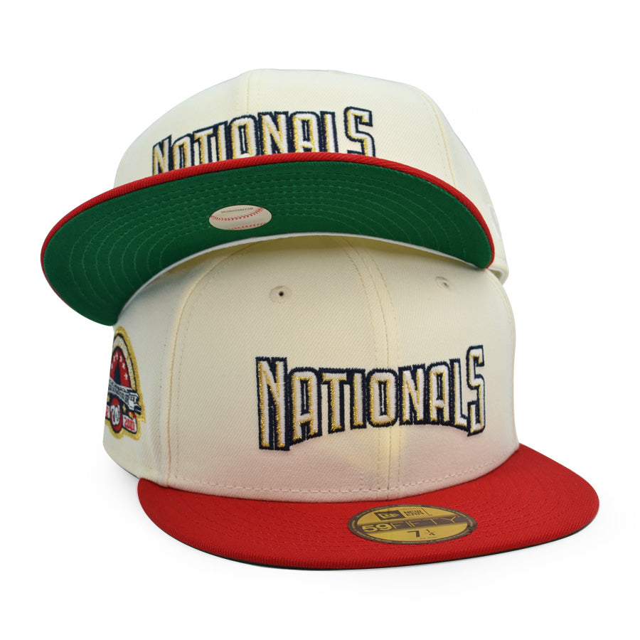 Men's New Era White/Royal Washington Nationals Final Season at RFK Memorial Stadium Cherry Lolli 59FIFTY Fitted Hat