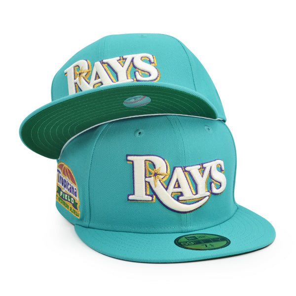 New Era 59FIFTY Tampa Bay Devil Rays Tropicana Field Patch Fitted Hat 7 3/8