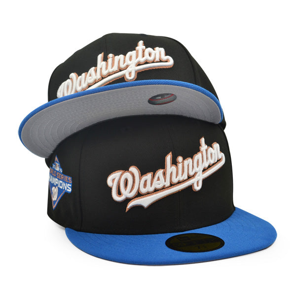 New Era 59FIFTY Washington Nationals 2019 World Series Champions Patch Fitted Hat 7 1/4