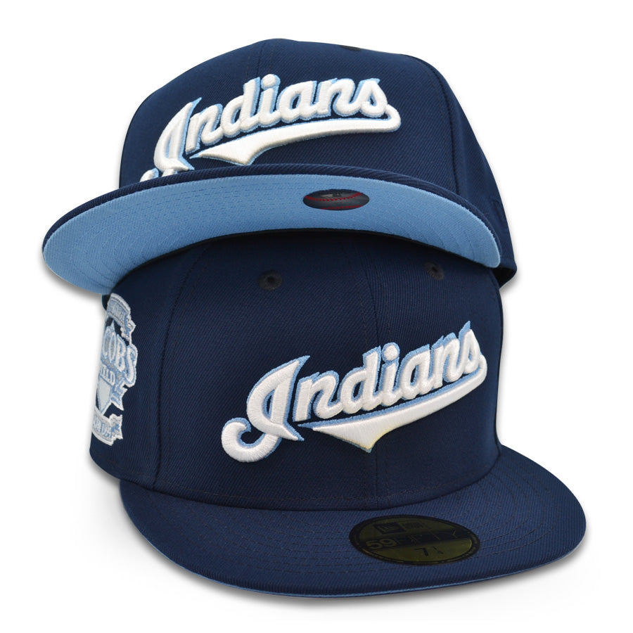 Cleveland Indians 100 Seasons New Era 59Fifty Fitted Hat (Chrome