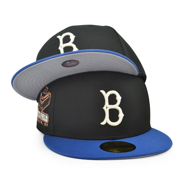 Brooklyn Dodgers EBBETS FIELD Exclusive New Era 59Fifty Fitted Hat - B –  hatdreams