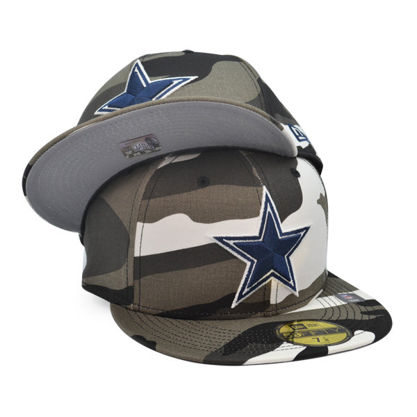 Dallas Cowboys New Era URBAN CAMO 59FIFTY Fitted Hat - Gray/Black/Whit –  hatdreams