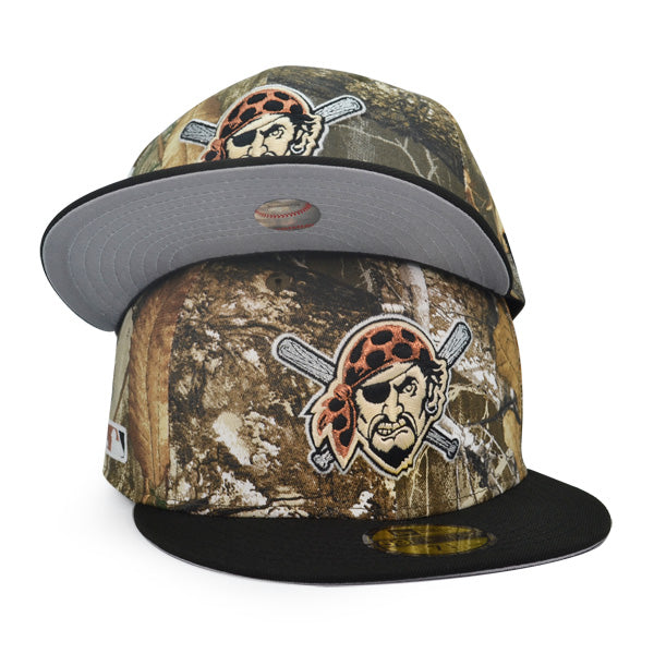 Seattle Seahawks New Era Black With Realtree Camo Bill 59FIFTY Fitted Hat