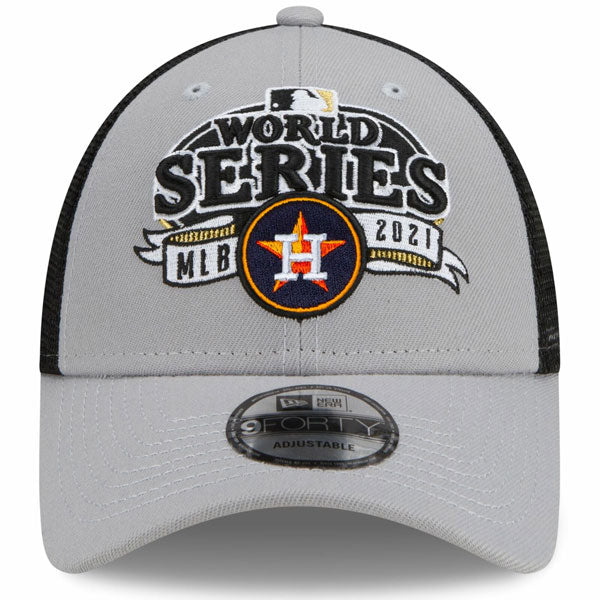 Houston Astros New Era 2021 AL West Division Champions Locker Room 9FORTY  Adjustable Hat - Graphite/Black