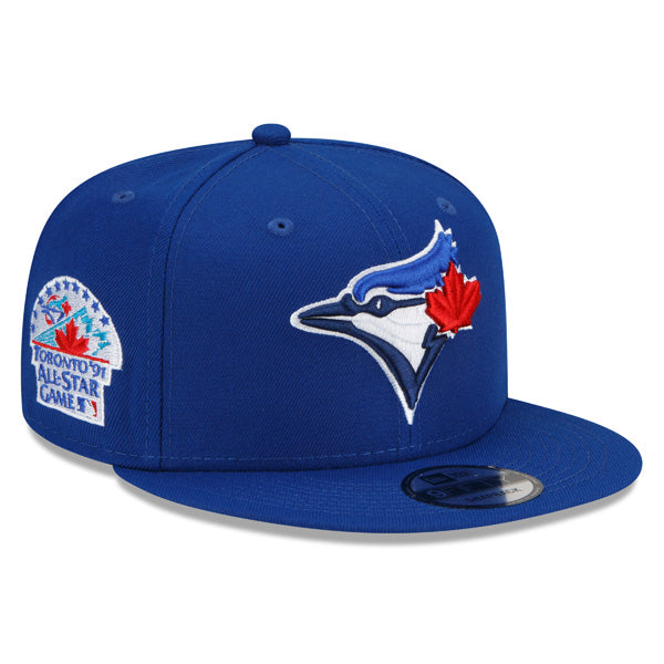 Toronto Blue Jays New Era All Royal Blue/Gray Bottom With 1991 All Star  Game Patch On Side 9FIFTY Adjustable Snapback Hat