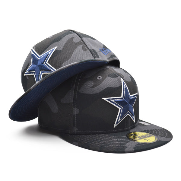 New Era Dallas Cowboys Snapback Hat Cap 59FIFTY Charcoal Black Olive Green