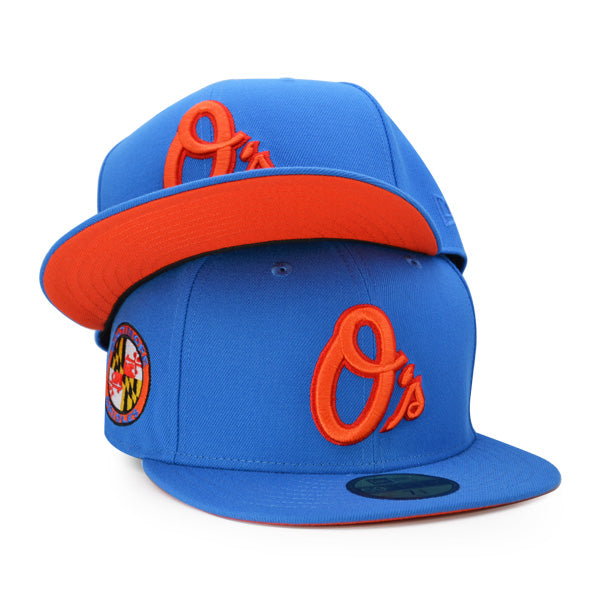 New Era Baltimore Orioles State Flag Red UV (Yellow/Black)