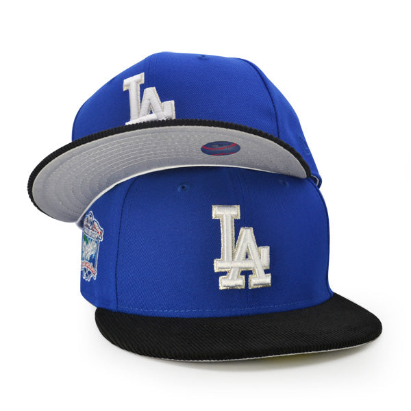 Dodgers Fitted New Era 59Fifty 50th Ann. Chrome Black Corduroy Cap