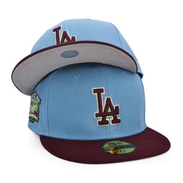 Los Angeles Dodgers Cotton Candy Pink Brim New Era Fitted Hat