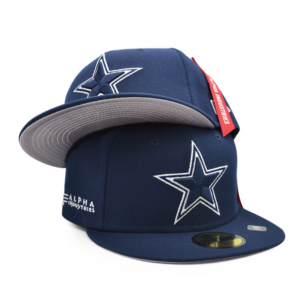 Alpha Industries Dallas Cowboys X Alpha X New Era 5950 Fitted Cap in Blue