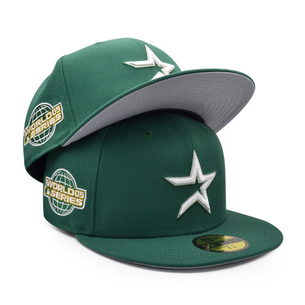 Houston Astros 2005 World Series New Era 59Fifty Fitted Hat (Gray Under  Brim) - Astros New Era Caps - Green Under Visor Fitteds – ECAPCITY