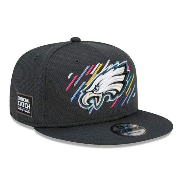 Philadelphia Eagles New Era 2020 NFL Crucial Catch Coaches 9FORTY  Adjustable Hat - Heather Gray