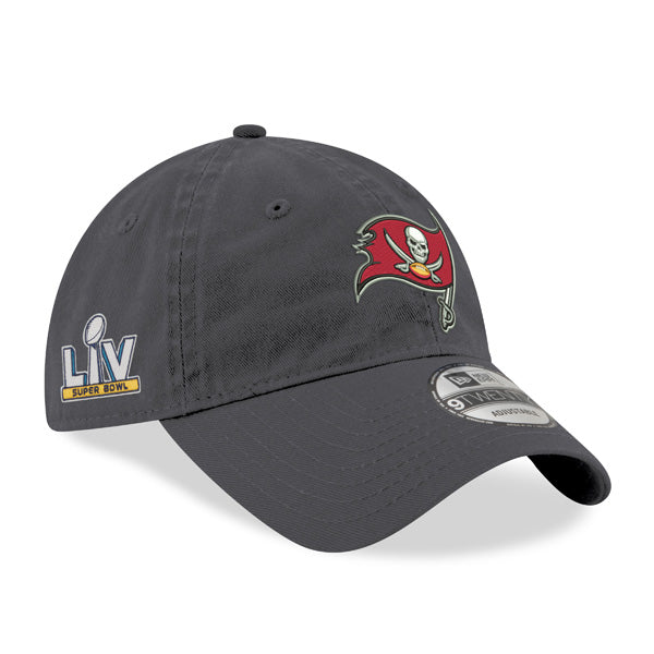 Tampa Bay Buccaneers New Era Super Bowl LV Champions Side Patch 9FIFTY  Snapback Adjustable Hat - Pewter