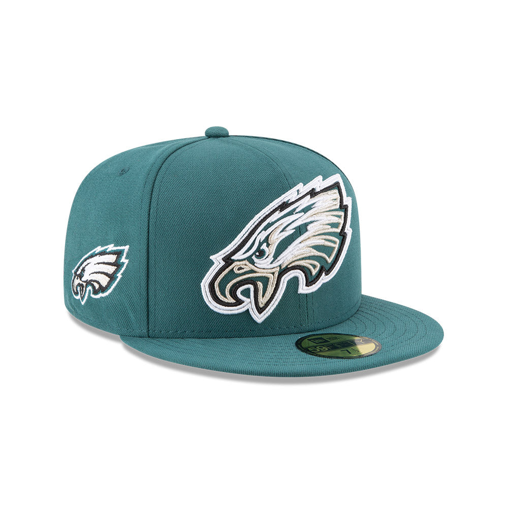 Philadelphia Eagles FRAME FRONT Exclusive New Era 59Fifty Fitted Hat - Green