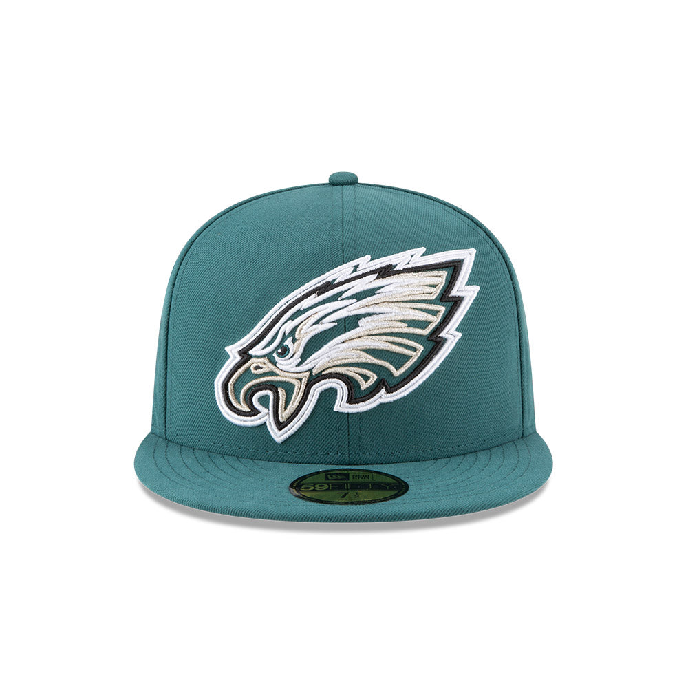 Philadelphia Eagles FRAME FRONT Exclusive New Era 59Fifty Fitted Hat - Green