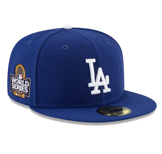 Los Angeles Dodgers New Era 2024 WORLD SERIES On-Field 59FIFTY Fitted Hat - Royal