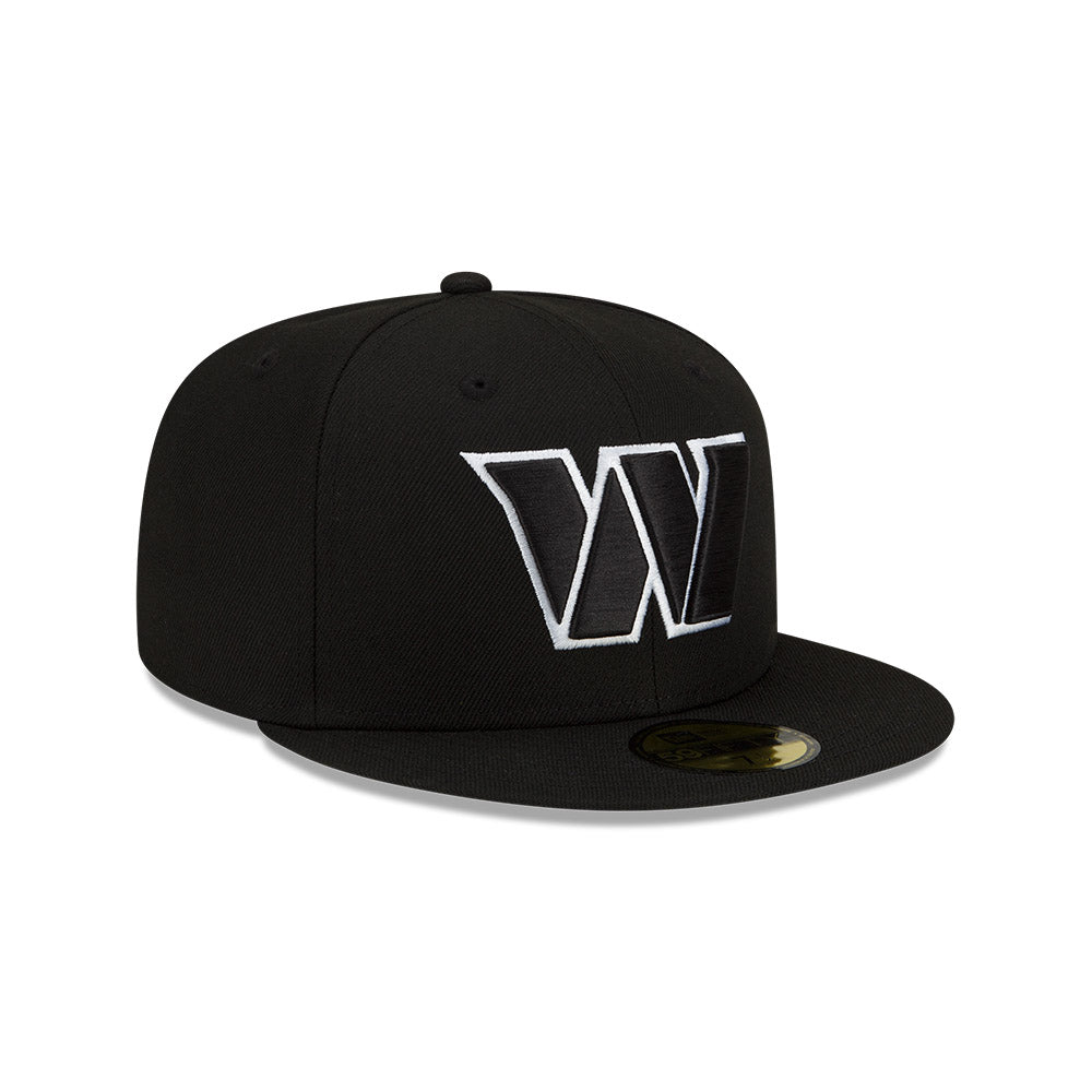 Washington Commanders BLACK-WHITE SERIES New Era 59Fifty Fitted Hat - Black/White