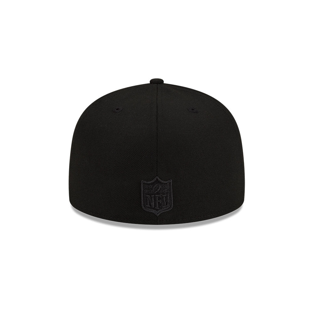 Washington Commanders BLACKOUT New Era 59Fifty Fitted Hat - Black/Black