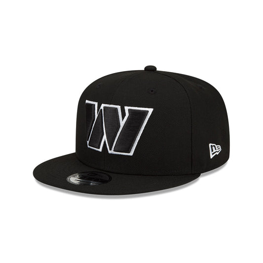 Washington Commanders New Era BLACK-WHITE SERIES 9Fifty Snapback Hat - Black/White