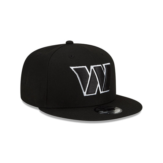 Washington Commanders New Era BLACK-WHITE SERIES 9Fifty Snapback Hat - Black/White