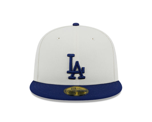 Los Angeles Dodgers 1988 WORLD SERIES Exclusive New Era RETRO 59FIFTY Fitted Hat - Chrome/Royal