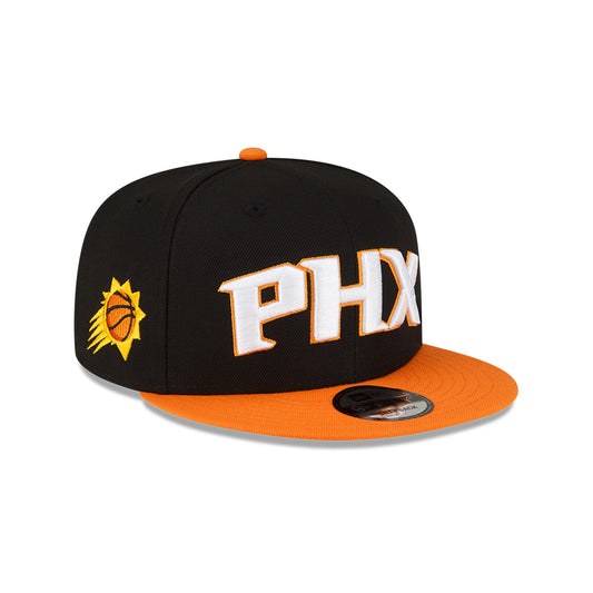 Phoenix Suns New Era Jersey Hook Statement Edition 9FIFTY Snapback Hat -Black/Orange