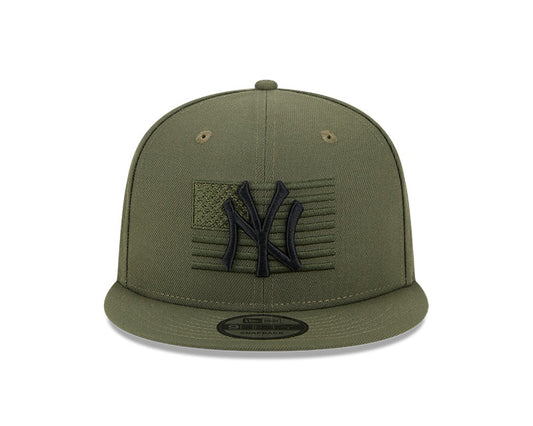 New York Yankees New Era 2023 Armed Forces Day 9FIFTY Snapback Hat - Olive