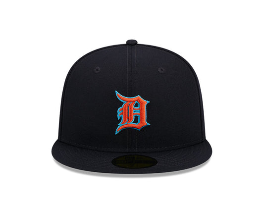 Detroit Tigers New Era 2023 MLB Father's Day On-Field 59FIFTY Fitted Hat - Navy