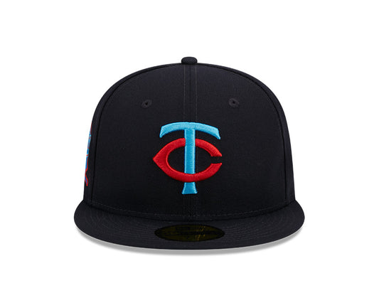 Minnesota Twins New Era 2023 MLB Father's Day On-Field 59FIFTY Fitted Hat - Navy