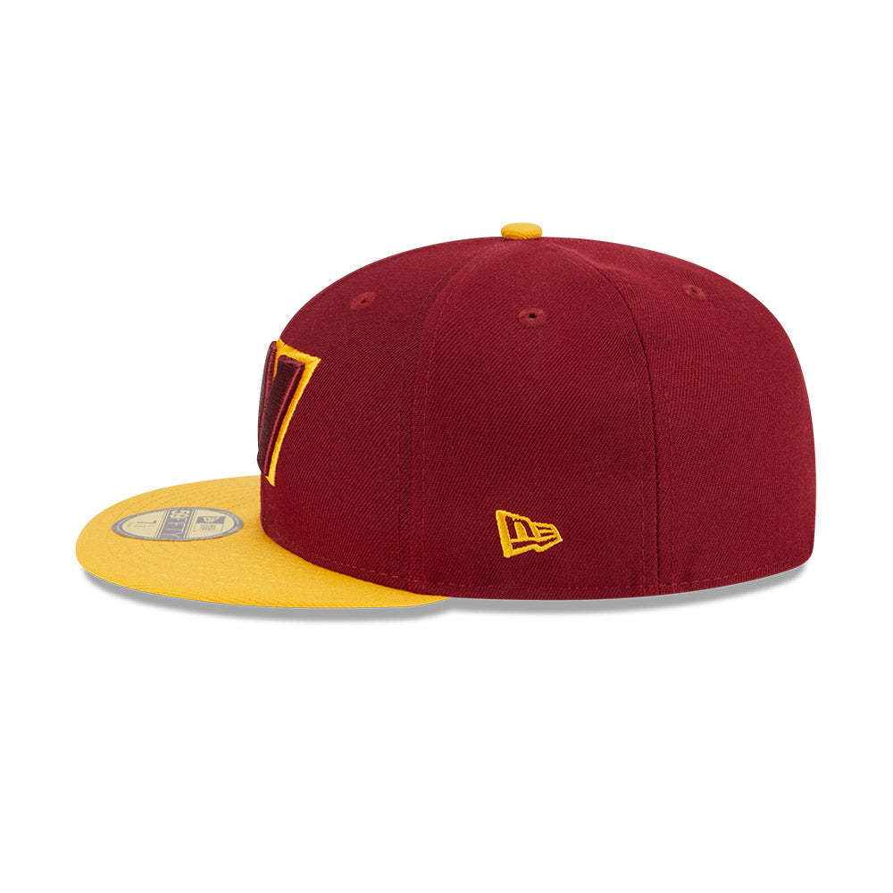 Washington Commanders HIDDEN Exclusive NFL New Era 59Fifty Fitted Hat - Burgundy/Yellow