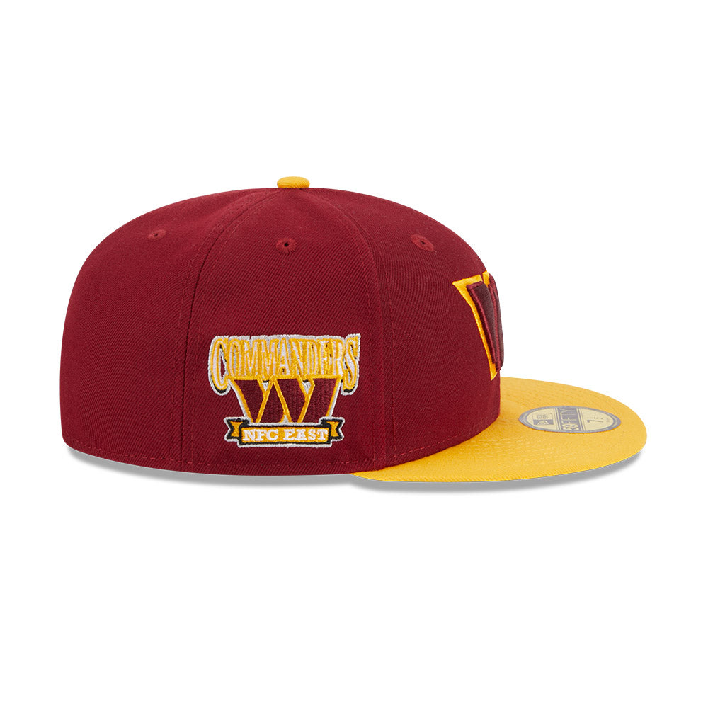 Washington Commanders HIDDEN Exclusive NFL New Era 59Fifty Fitted Hat - Burgundy/Yellow