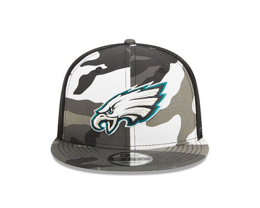 Philadelphia Eagles New Era URBAN CAMO Mesh Trucker 9FIFTY Snapback Hat - Camo