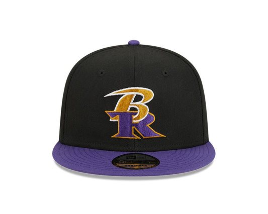 Baltimore Ravens New Era CITY ORIGINALS 9Fifty Snapback Hat - Black/Purple