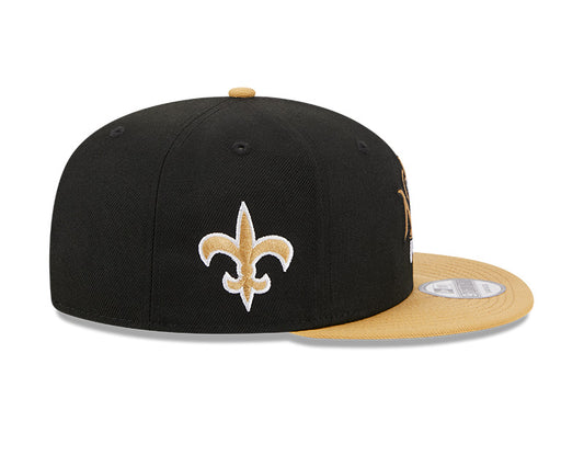 New Orleans Saints New Era CITY ORIGINALS 9Fifty Snapback Hat - Black/Gold