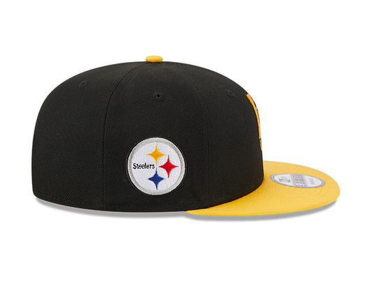 Pittsburgh Steelers New Era CITY ORIGINALS 9Fifty Snapback Hat - Black/Yellow