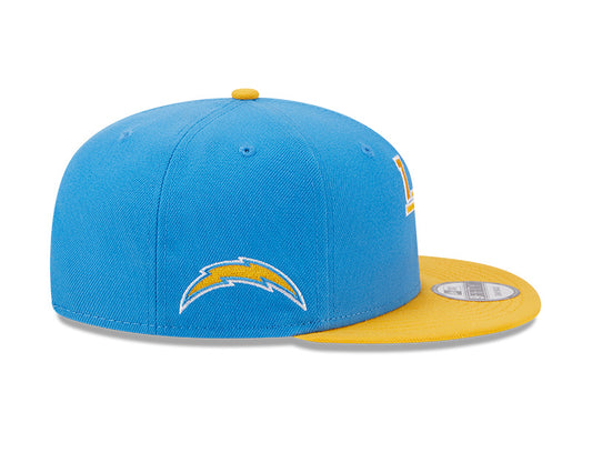 Los Angeles Chargers New Era CITY ORIGINALS 9Fifty Snapback Hat - Sky/Yellow