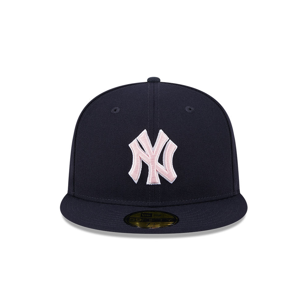 New York Yankees New Era 2024 Mother's Day On-Field 59FIFTY Fitted Hat - Navy/Pink