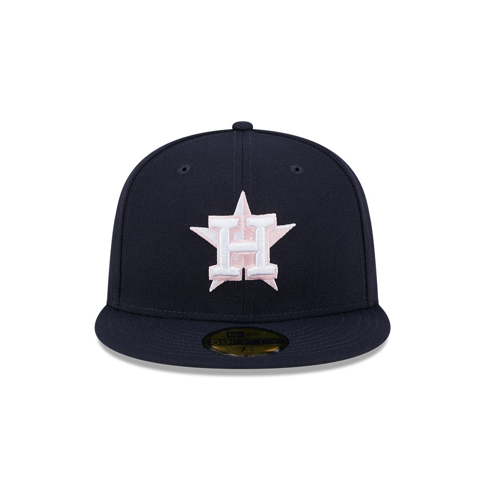 Houston Astros New Era 2024 Mother's Day On-Field 59FIFTY Fitted Hat - Navy/Pink