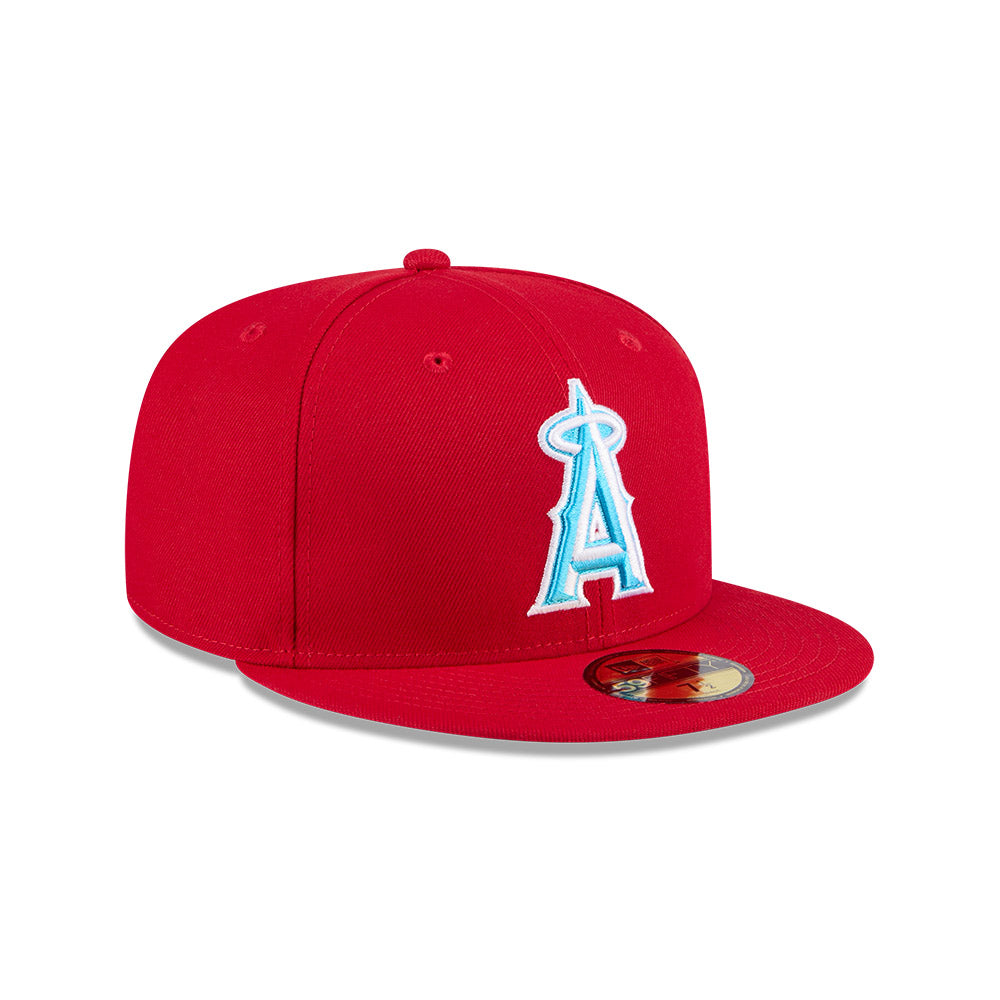 Los Angeles Angels New Era 2024 MLB Father's Day On-Field 59FIFTY Fitted Hat - Red