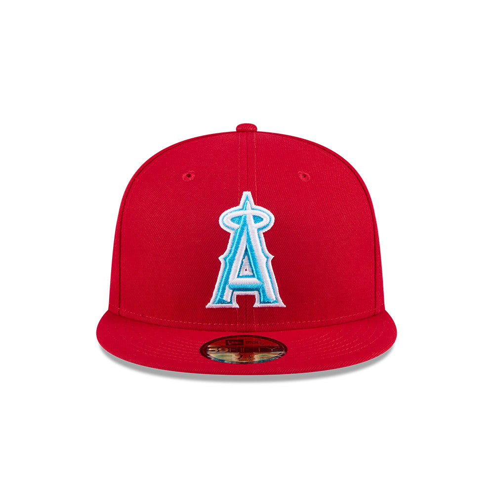 Los Angeles Angels New Era 2024 MLB Father's Day On-Field 59FIFTY Fitted Hat - Red