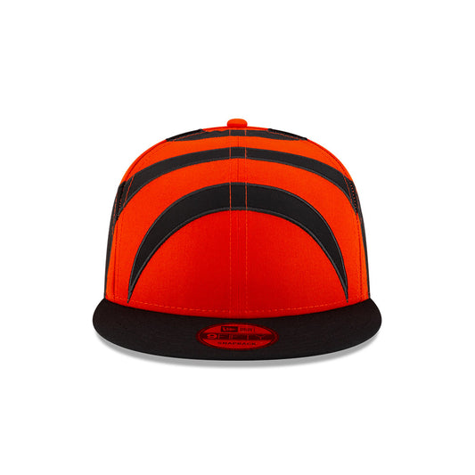 Cincinnati Bengals New Era HELMET 9Fifty Snapback Hat - Orange/Black