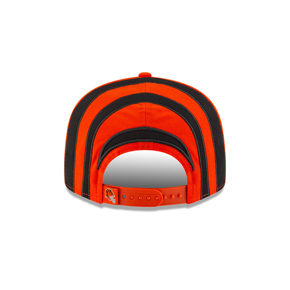 Cincinnati Bengals New Era HELMET 9Fifty Snapback Hat - Orange/Black