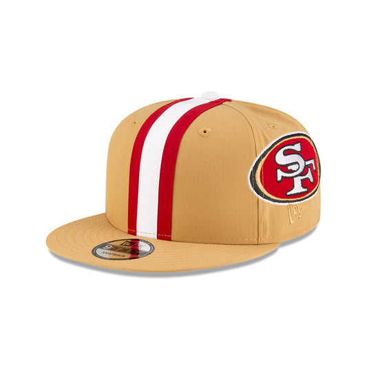 San Francisco 49ers New Era HELMET 9Fifty Snapback Hat - Gold/Red