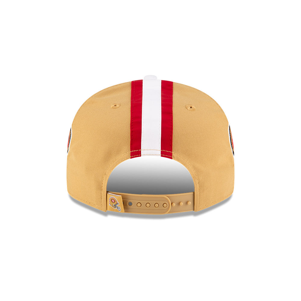 San Francisco 49ers New Era HELMET 9Fifty Snapback Hat - Gold/Red