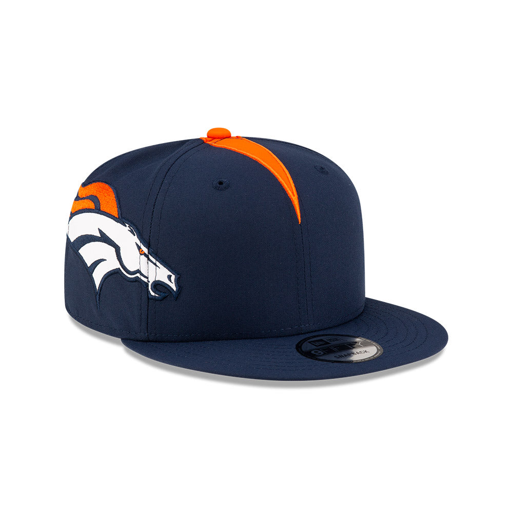 Denver Broncos New Era HELMET 9Fifty Snapback Hat -