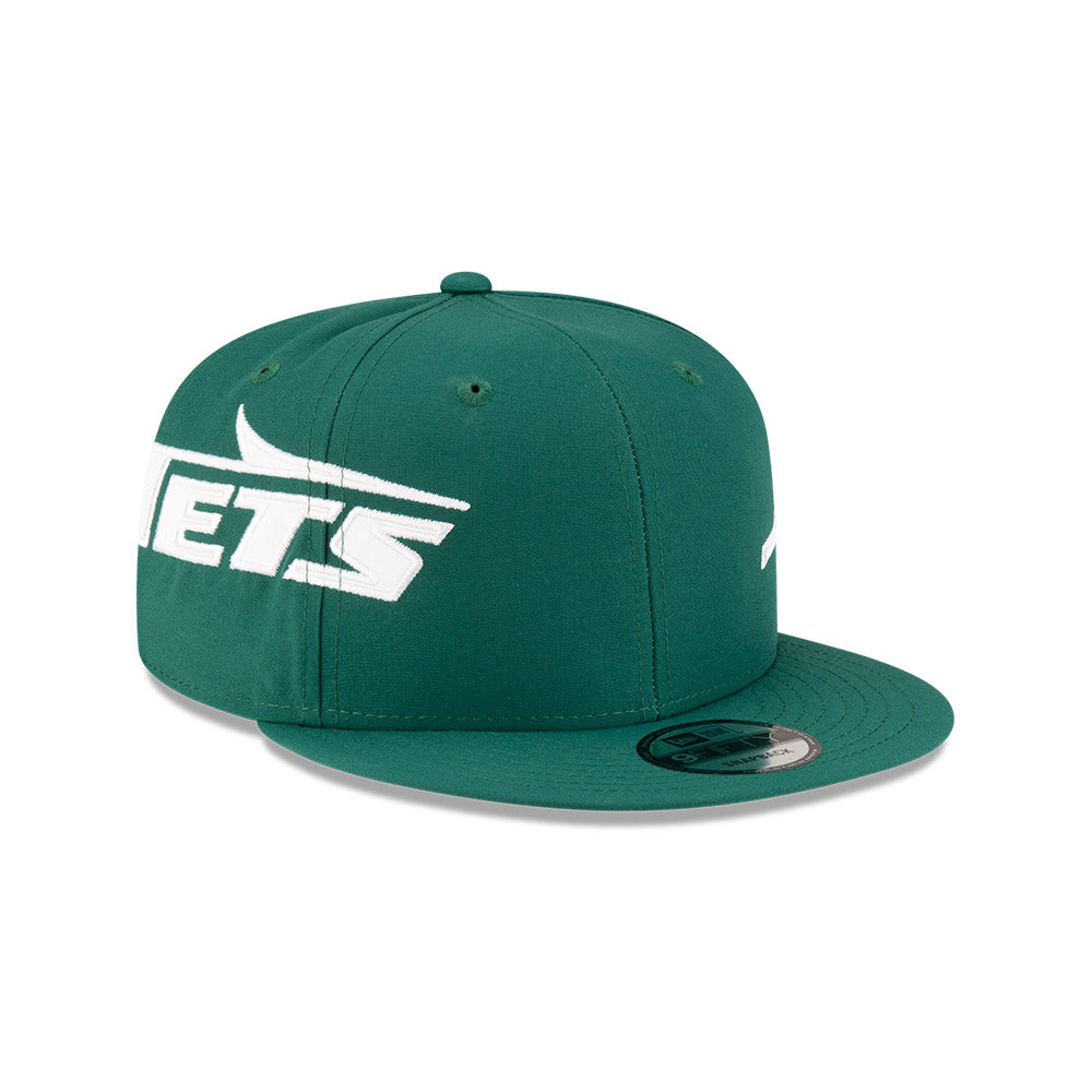 New York Jets New Era HELMET 9Fifty Snapback Hat - Green/White