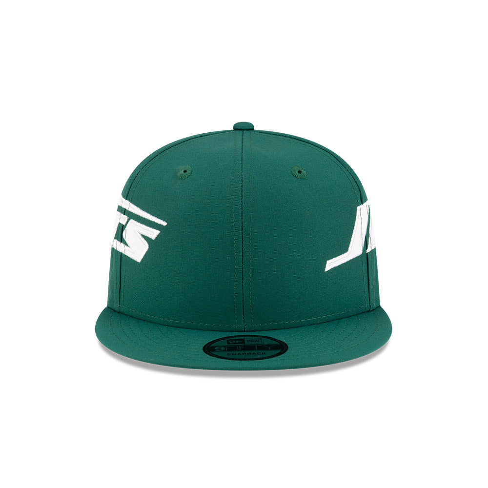 New York Jets New Era HELMET 9Fifty Snapback Hat - Green/White