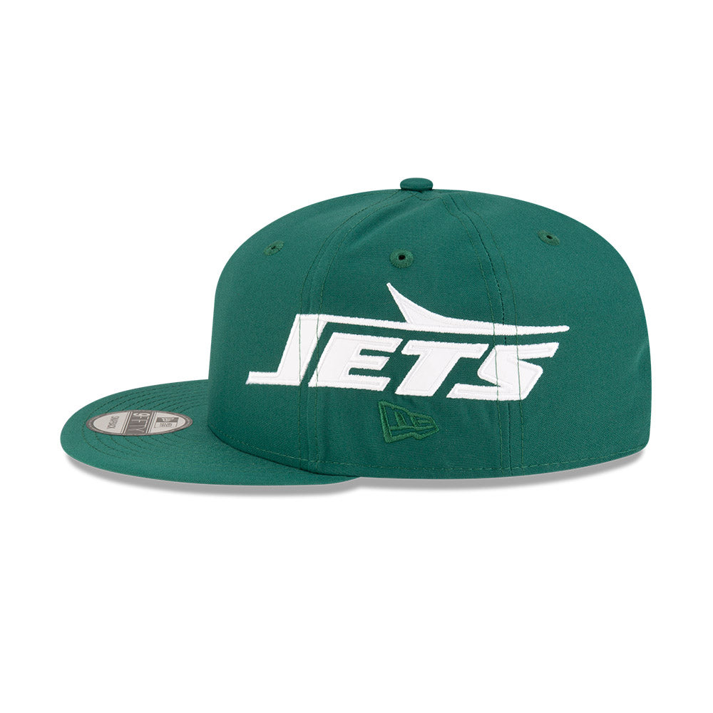 New York Jets New Era HELMET 9Fifty Snapback Hat - Green/White