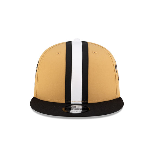 New Orleans Saints New Era HELMET 9Fifty Snapback Hat - Gold/Black